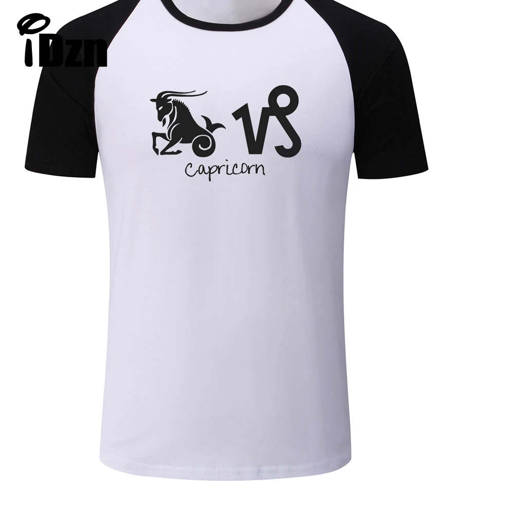 Летняя мужская футболка унисекс 12 созвездий символ Козерога 22 декабря по 19
