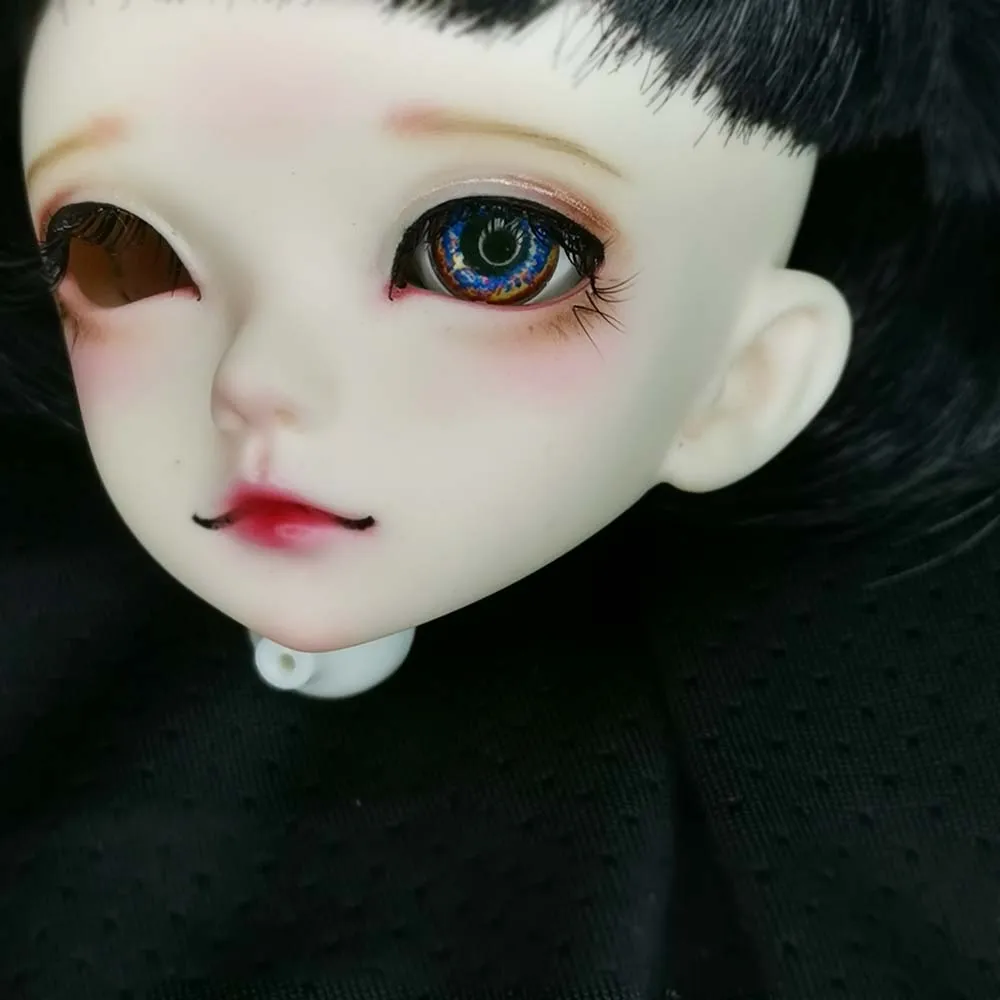 Круглая акриловая кукла bjd с глазами огня синего цвета для bjd/SD/MSD 12 мм 14 20 1/6 |