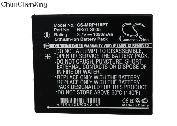 NK01 S005 батареи Cameron Sino 1050 мАч NK03 для микропроектора 3M MPro 110 FAVI Mini Projector PJM 1000|Цифровые