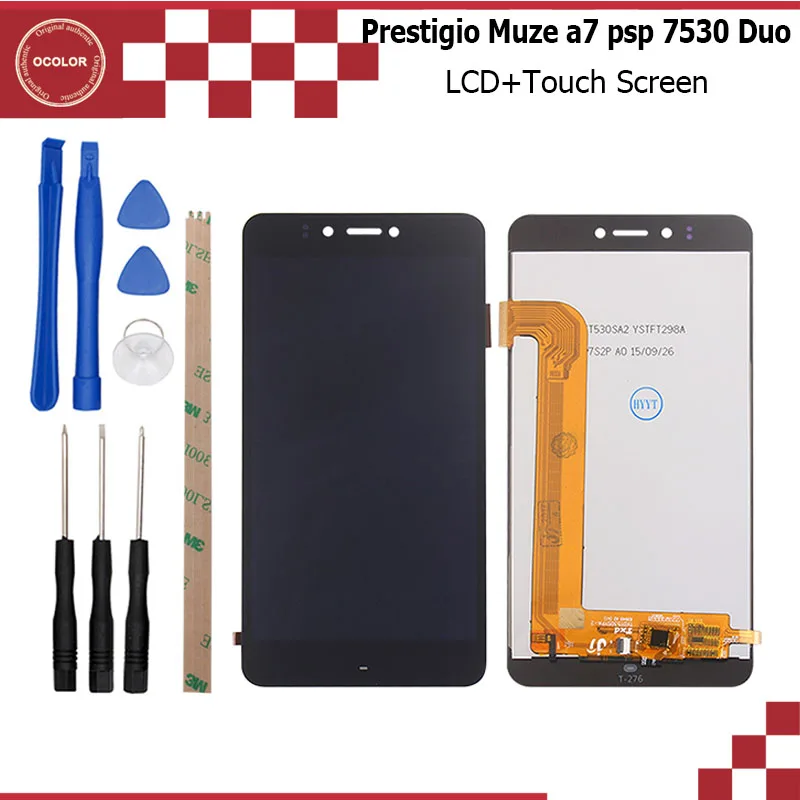 Ocolor для Prestigio Muze A7 psp 7530 Duo ЖК дисплей и сенсорный экран 5 3 дюймов дигитайзер панель