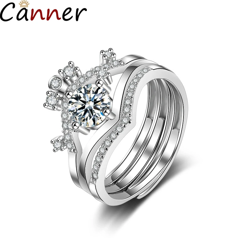 Женское кольцо с кристаллами CANNER F40 | Украшения и аксессуары