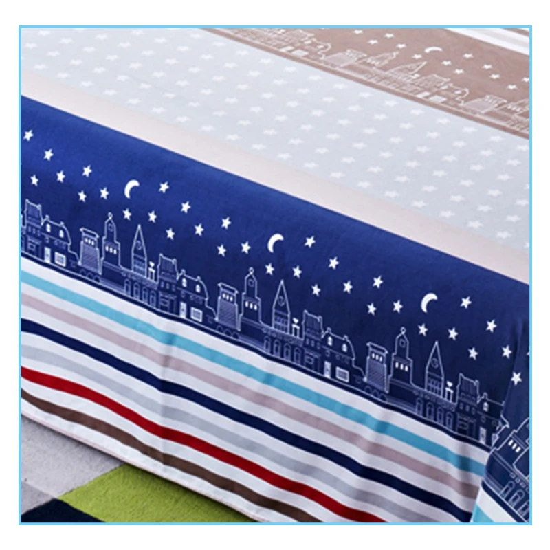 New Cotton Bed Sheet cartoon Printing Soft single double Fitted Hot Sale Mattress Cover Linen for kids adults | Дом и сад