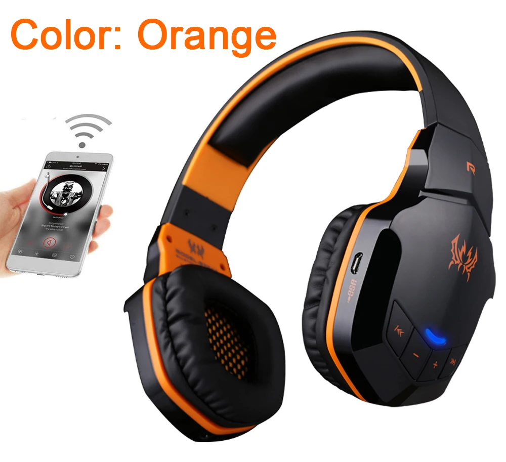 KOTION EACH B3505 беспроводные Bluetooth наушники игровые гарнитуры PC Gamer наушники с микрофоном светодиодный светильник для смартфонов