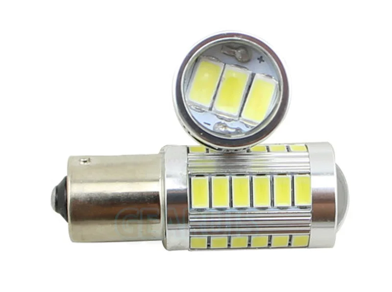 10 шт. 1156 BA15S P21W 33 светодиод 5630 5730 smd BAU15S задняя лампа авто обратная дневные