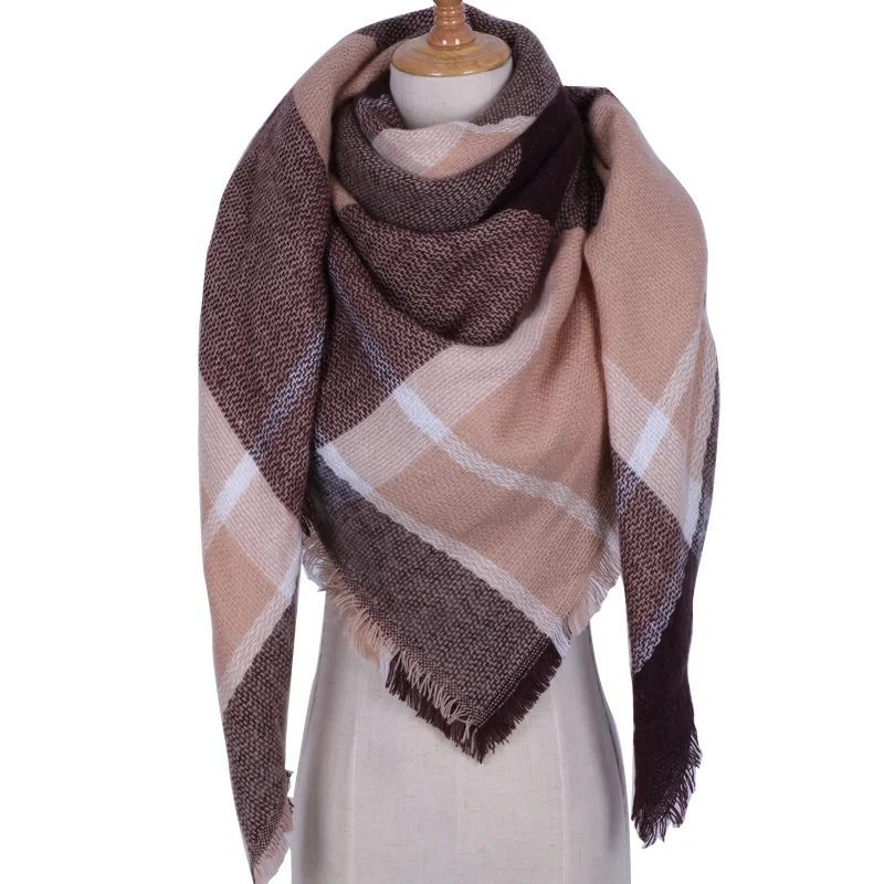 2017 зимние Роскошные Фирменная Новинка Для женщин шарф oversize Одеяла Обёрточная