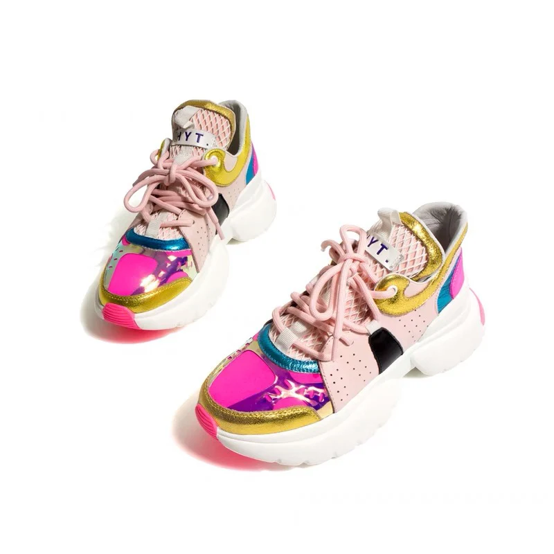 IGU кроссовки женские повседневные 2019 новейшая женская обувь из натуральной кожи