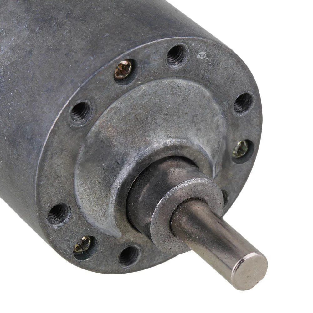 Металлический Мини-редуктор DC24V 100 об/мин 37 мм электродвигатель с высоким