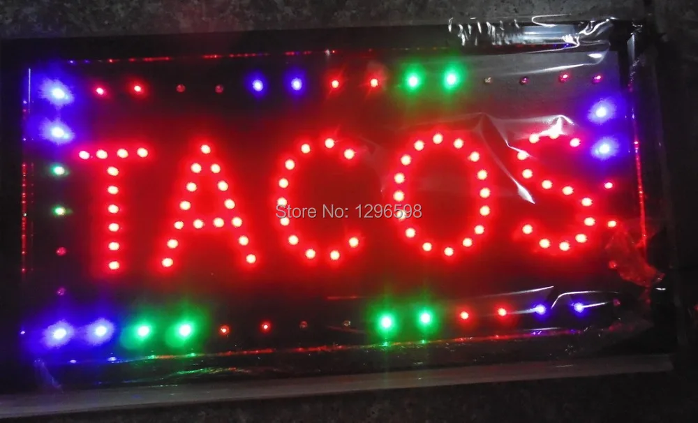 CHENXI горячая распродажа 10x19 дюймов полуоткрытый магазин tacos ультра яркие беговые