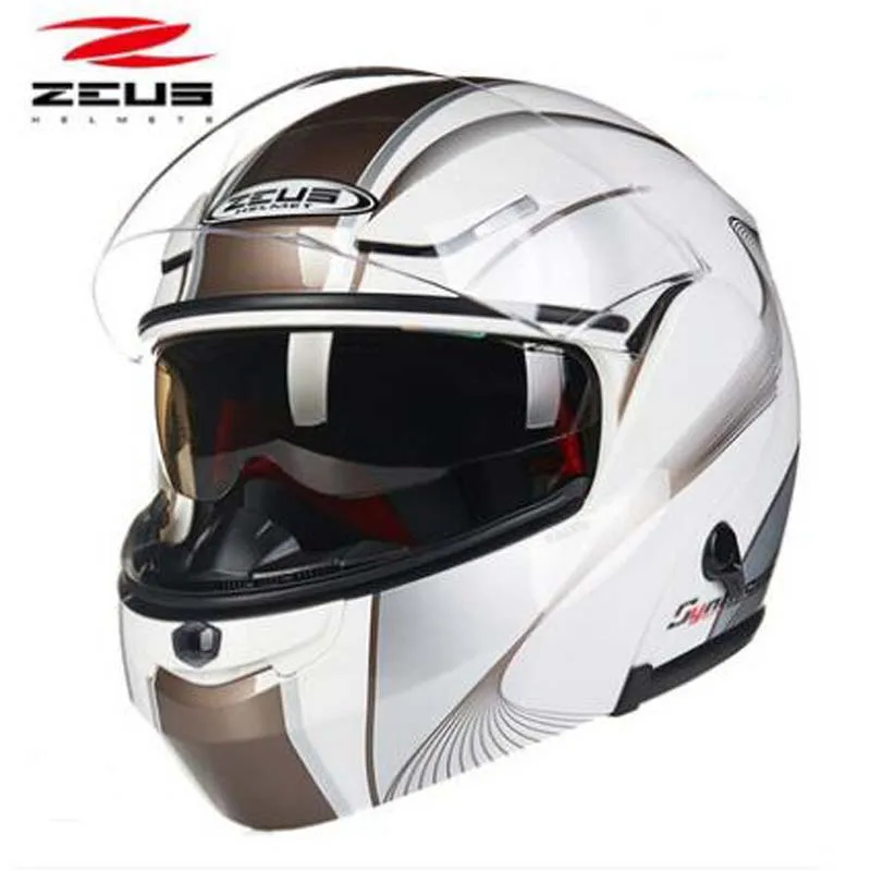 2018 New ZEUS Double lens combination Full face motorcycle helmets undrape Four seasons Half motorbike helmet ZS-3000A | Автомобили и