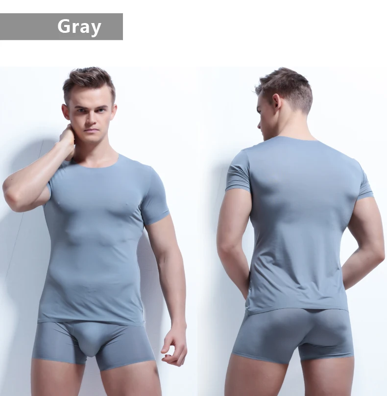 Нижнее белье, Мужская футболка, тонкая, дышащая, ropa hombre, цельная, бесшовная футболка, мужская, ультра эластичная, camisa masculin, топы