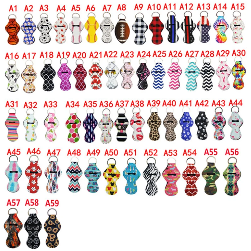 

100 шт./партия, брелок для ключей с бальзамом для губ