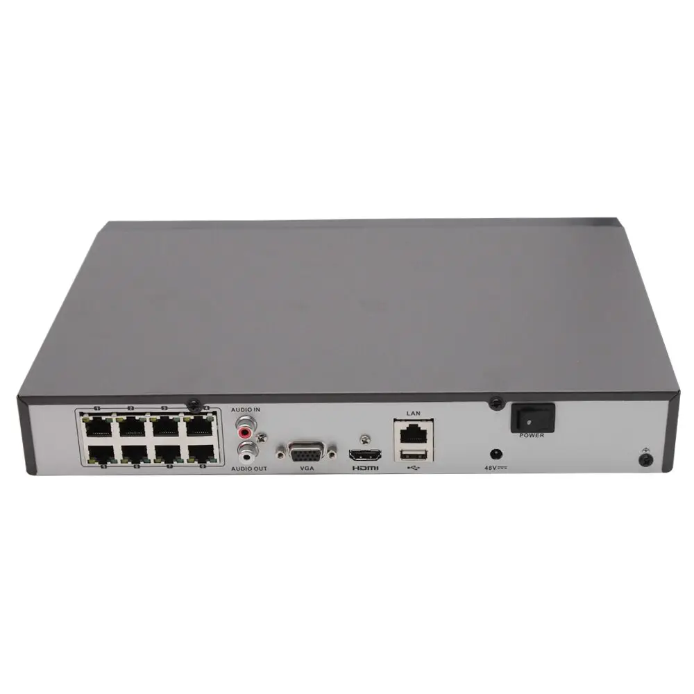 8ch CCTV рекордер PoE NVR DS 7608NI K1/8 P 8 канальный встроенный Plug & Play 4K сетевой