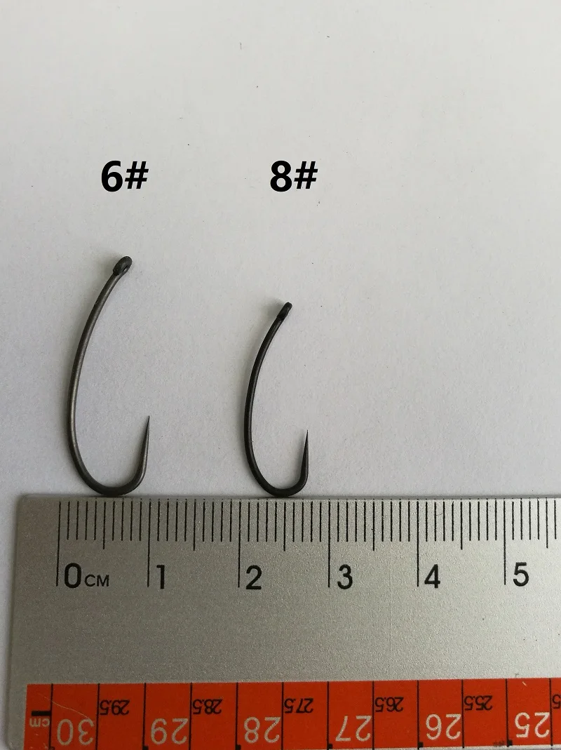 20 шт. wise Tackle Barbless матовый черный с тефлоновым покрытием крючки для карпа, отложной стиль различные размеры для ловли карпа