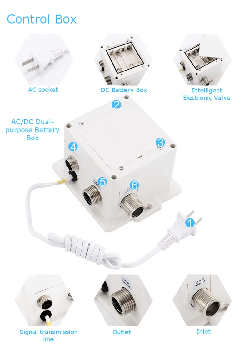 Mrosaa AC220V/DC6V Автоматический Надувной сенсор кран кухня ванная раковина экономия воды Индуктивный бесконтактный Coldwater водопроводный кран