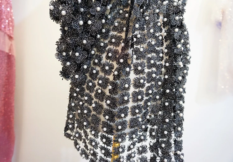 Cakucool Новое Женское кружевное платье с цветочным рисунком выдалбливают жемчуг