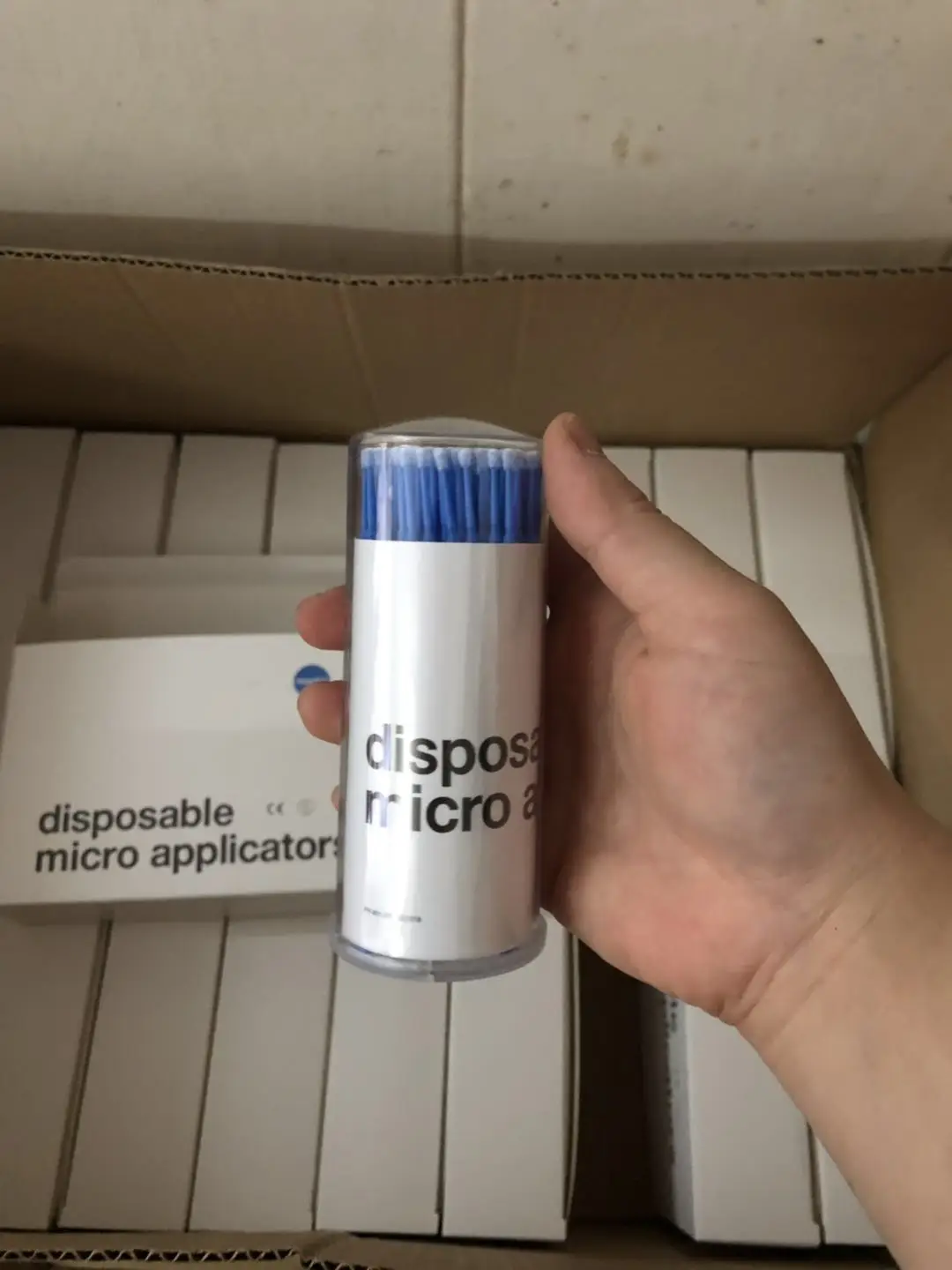 100 шт./лот одноразовая щетка для ресниц тампоны микрокисти инструменты