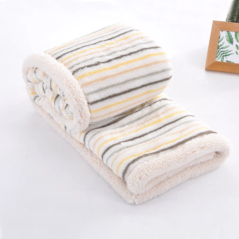 Blanket Зимнее теплое детское одеяло из флиса для новорожденных; супер мягкое постельное белье для детей; детские товары; 75x100 см; реквизит для фотосессии - Цвет: Blanket