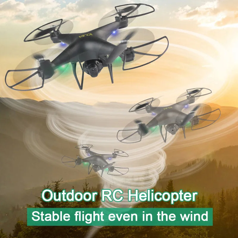 INKPOT D68 Дрон с камерой Wifi FPV пульт дистанционного управления вертолет Квадрокоптер