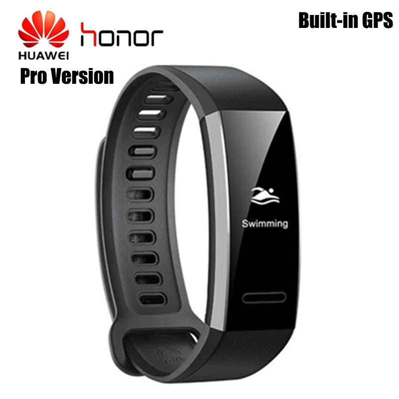 Huawei Band 2 Pro IP68 Водонепроницаемый gps смарт браслет PMOLED экран монитор сердечного