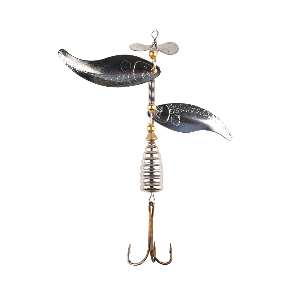 High Quality 1/5/10Pcs Fishing Lures With Treble Hook Metal Swivel Sequin Bait Set for Bass Trout Walleye Redfish NCM99 | Спорт и