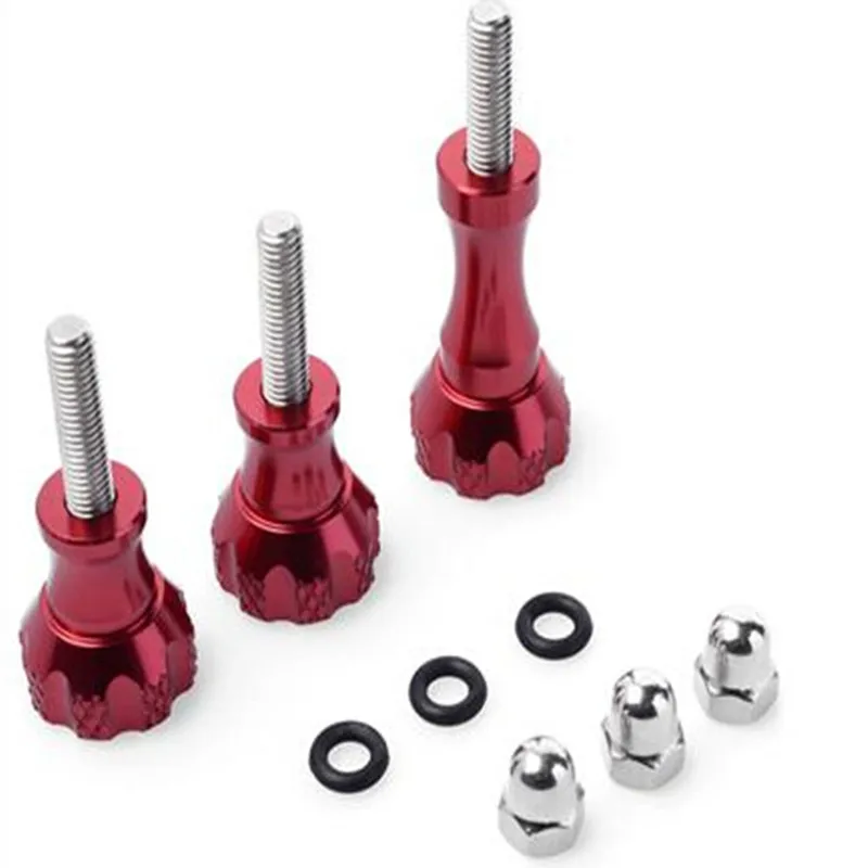 Высокое качество CNC алюминиевые аксессуары 1 длинный+ 2 короткий винт крепление для Gopro Hero2018 Hero7 6 5 3 3+ 4 SJ4000 крепление