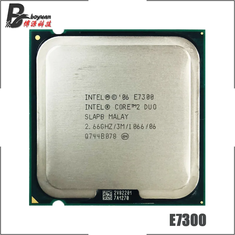 Двухъядерный процессор Intel Core 2 Duo E7300 6 ГГц 65 Вт 3M 1066 LGA 775|Процессоры| |