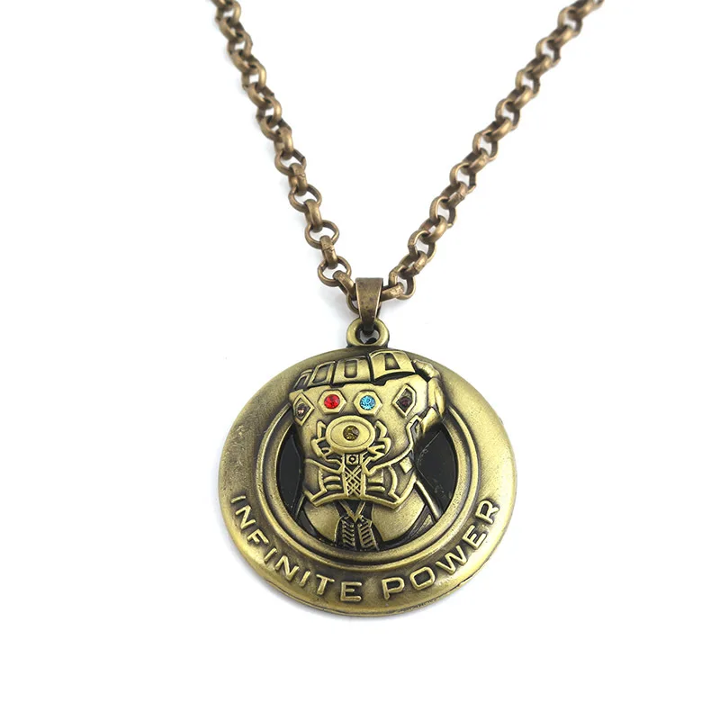 Only-necklace Г. детская футболка «мстители» квантовый косплей, летний топ для мальчиков, футболки Железный человек, одежда для косплея, костюм, футболка - Цвет: Only-necklace