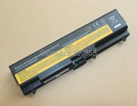 [Специальная цена] Аккумулятор для ноутбука Lenovo ThinkPad SL510 P/N 42T4752 FRU 42T4751 L520 SL410 T410 T410i