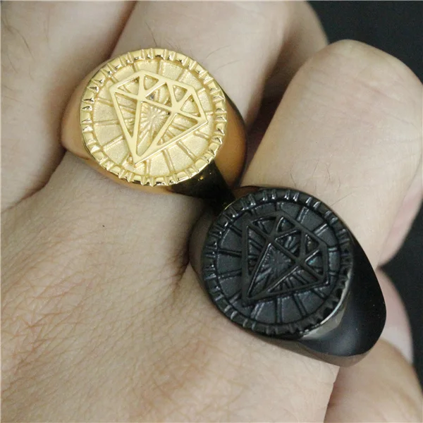 Прямая поставка Размер 7-13 модное нестандартное кольцо Пентагона 316L ювелирные