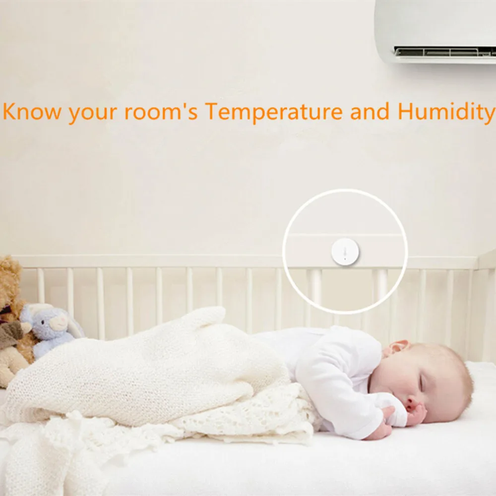 Original Xiaomi Mi Smart Temperature And Humidity Sensor Gateway Control Home Automatic For Android IOS APP | Электроника