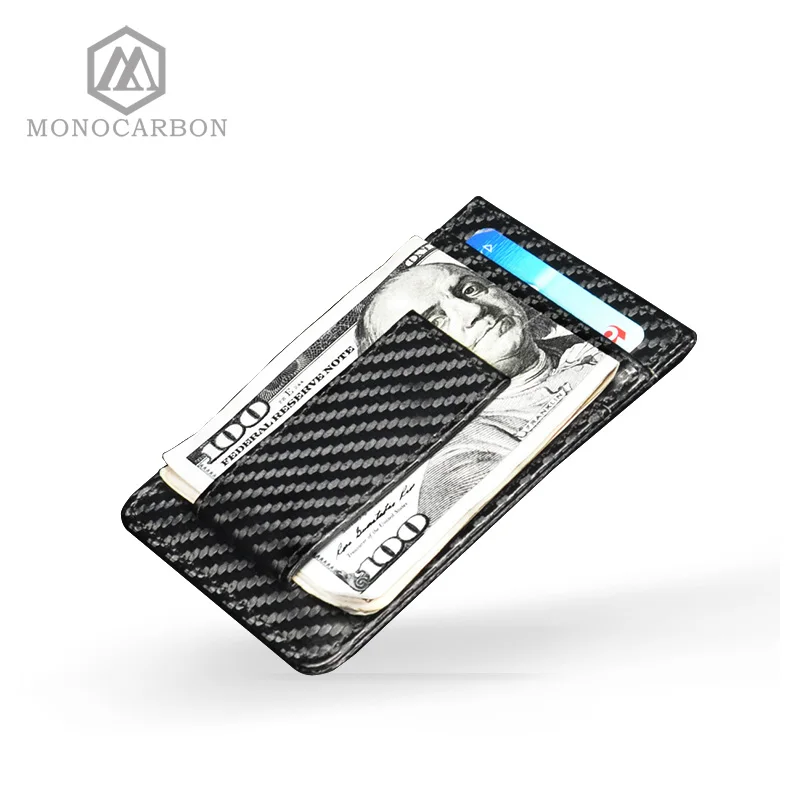 Monocarbon, Новое поступление, многофункциональный, ПУ, углеродное волокно, узор, RFID, держатели для кредитных карт, из искусственной кожи, кошелек для именных карт