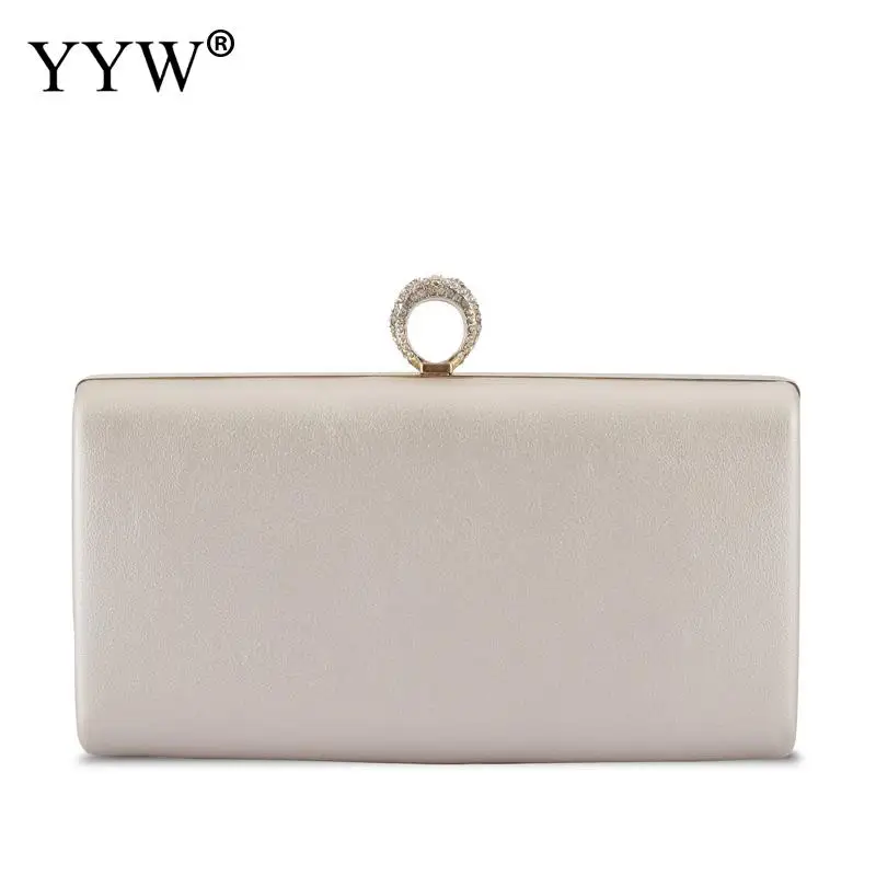 Купи YYW New Clutch Bag Women Designer Waterproof Purse Wallets With Rhinestone Ring Clutches Wedding Evening Party Clutch And Purse за 1,048 рублей в магазине AliExpress