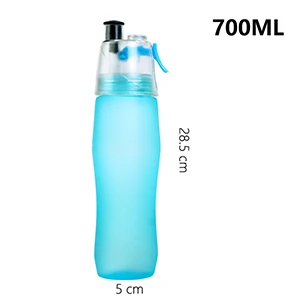 Blue Модные бутылка питьевой воды My Water Bottle(Моя бутылка с водой мульти Цвет Популярные бутылки для воды для прогулок легкая фляжка с крышкой BPA - Цвет: Blue