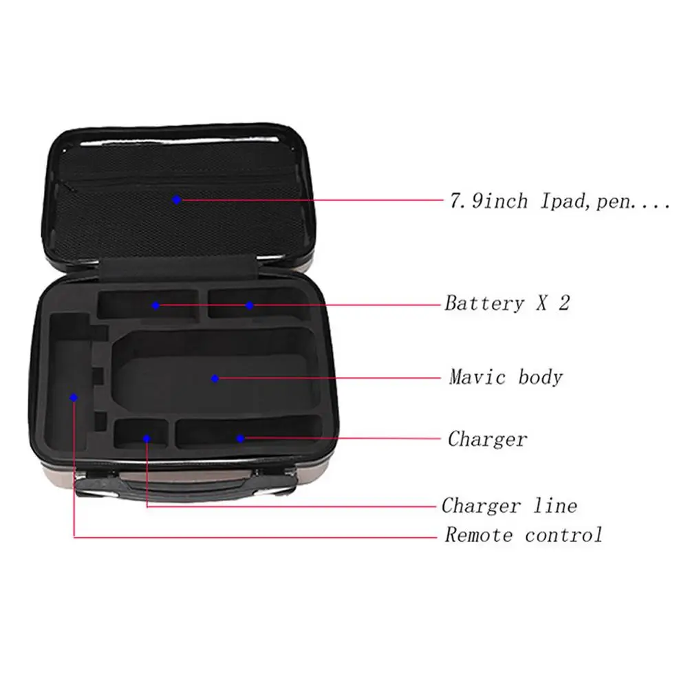 DJI Mavic Pro коробка для дрона водонепроницаемые аксессуары ЗАЩИТА Жесткий корпус