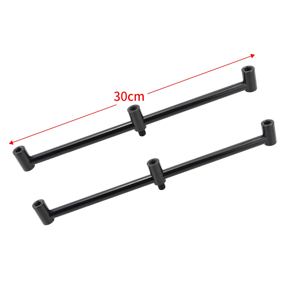 2pcs black 2 шт. Удочка pod buzz bar для 3 удочки s рыболовный держатель для грубой ловли карпа - Цвет: 2pcs black