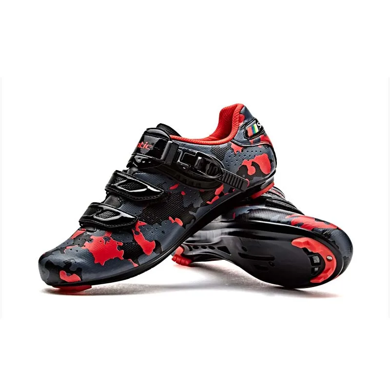 Кроссовки Santic мужские из ПУ кожи спортивная обувь с замком самоблокирующиеся для