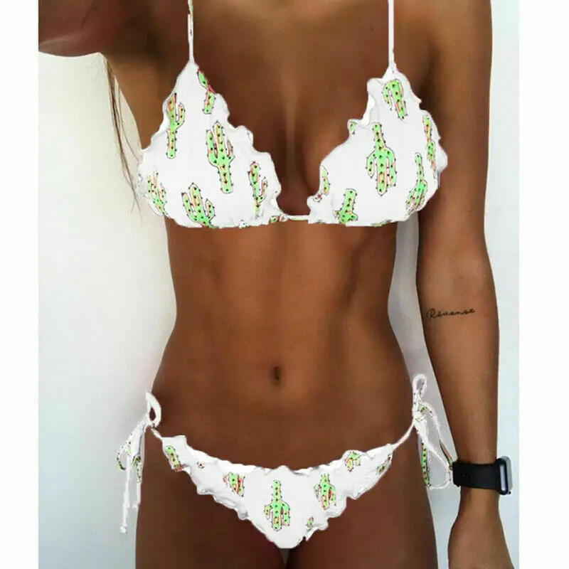 Новинка 2019 купальник с цветочным принтом женский регулируемыми бретельками