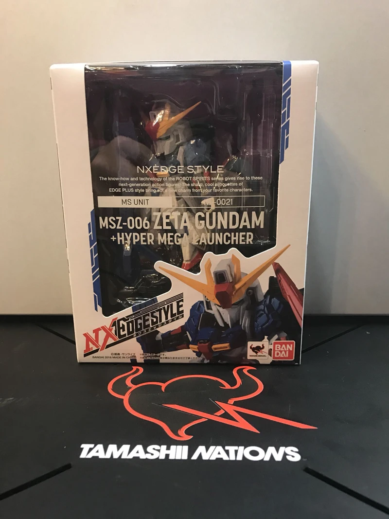 100% оригинальный стиль BANDAI NXEDGE Action Figure - Z Gundam + Hyper Mega Launcher от &quotMobile Suit Zeta Gundam&quot |