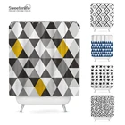 Занавеска для душа Sweetenlife из полиэстера, занавеска для ванной в геометрическом стиле, новая водонепроницаемая занавеска для ванны 2018 с принтом s, 180 см * 180