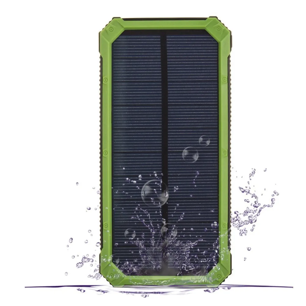 PowerGreen большая емкость мини солнечная панель 15000mAh Солнечное зарядное устройство