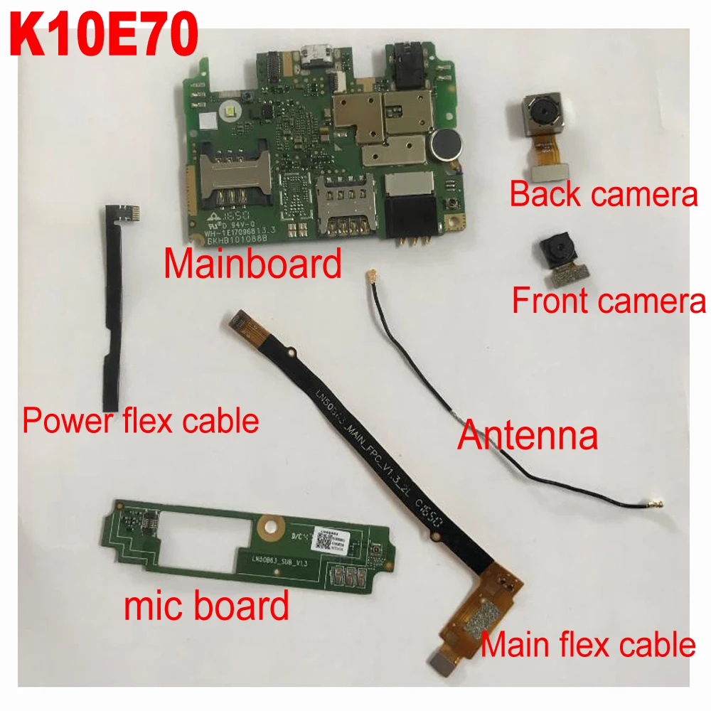 LTPRO оригинальная материнская плата для Lenovo k10e70 задняя и фронтальная камера