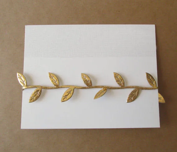 Оптовая продажа серебряная и головная повязка с золотыми листьями Золотая Лоза