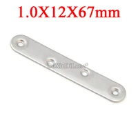 new 100pcs stainless steel straight flat corner braces furniture connecting fittings frame board support brackets repair parts
