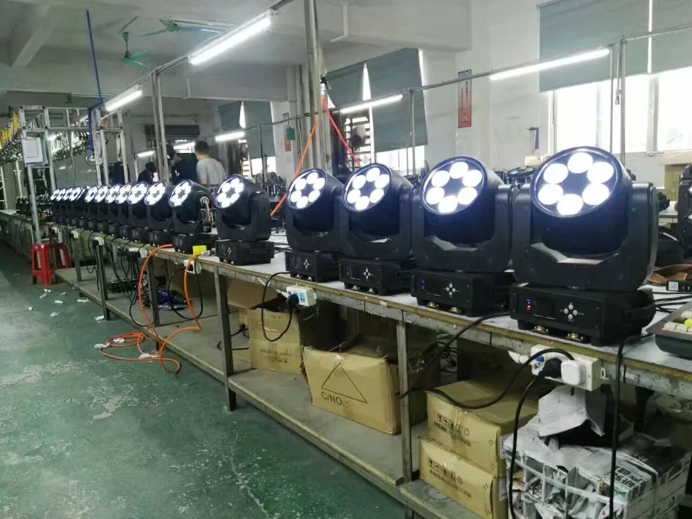 6 шт. с футляром для полета Inno super beam светодиодный вращающийся фонарь подвижной
