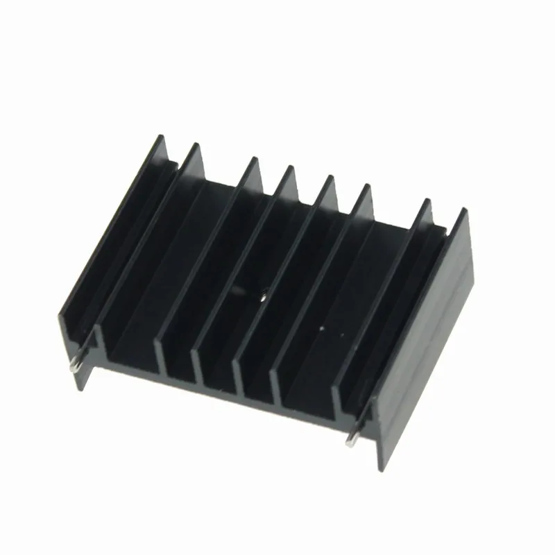 1 Piece 35x47x17mm Extruded Heat sink Heatsinks Black Anodized For MOS IC Triode | Компьютеры и офис