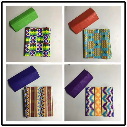 Мода 2019 новый стиль ankara kente восковая ткань 4 ярдов Африканский узор Кенте печать