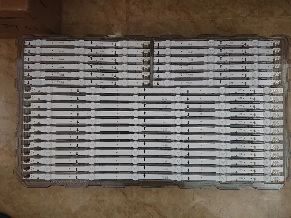 New 2set=24pcs LED strip for UN485500AF TV SAMSUNG_2014SVS48F 3228 D4GE-480DCA-R2 D4GE-480DCB-R2 D4GE-480DCA-R3 D4GE-480DCB-R3