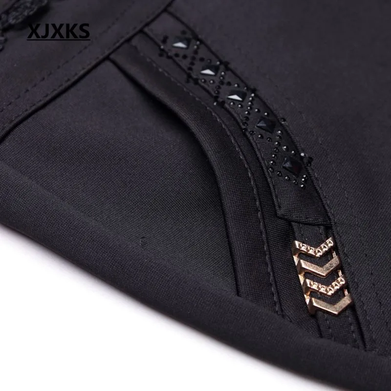 Женские короткие шорты новинка 2019 Осень и Зима базовые размера плюс S-7XL