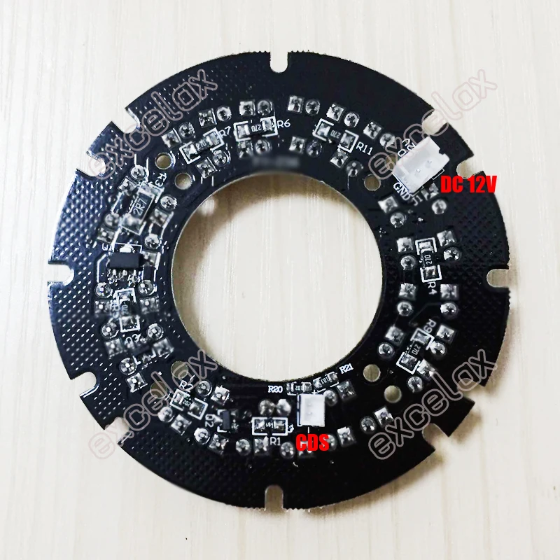 5 шт./лот 67 мм 36x светодиодная плата IR 15 м ~ 30 12mil PCB инфракрасное ночное видение для