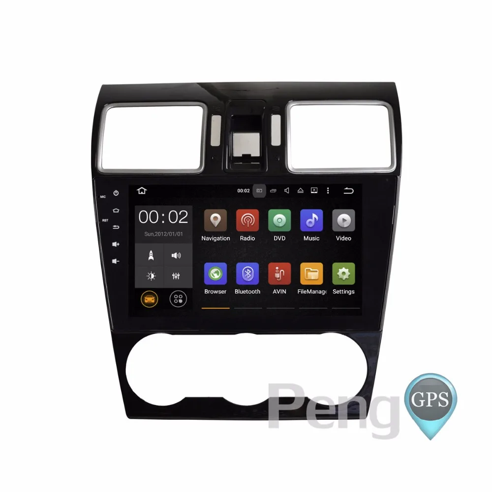 Восьмиядерный 2 Din стерео Android 8 0 автомобильное радио для Subaru Forester 2015 2016 GPS